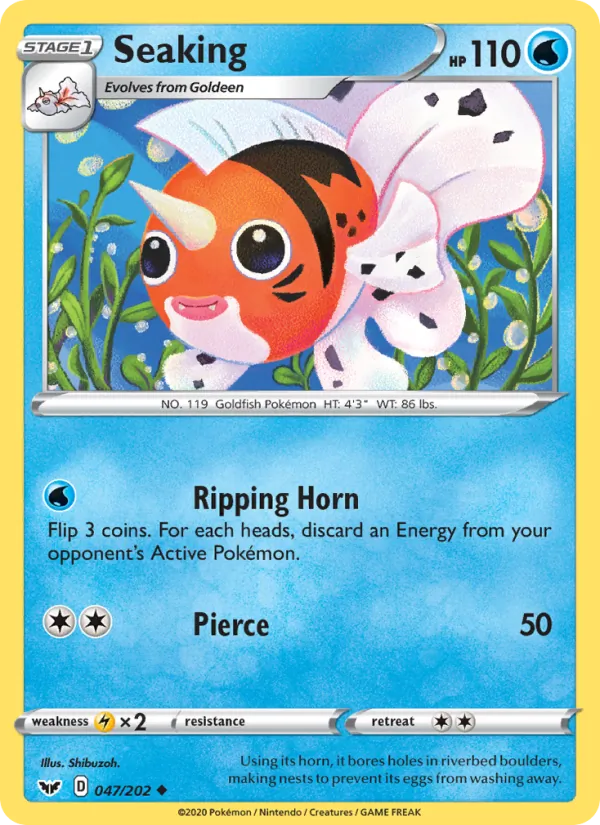 Seaking #47 – Sword & Shield card