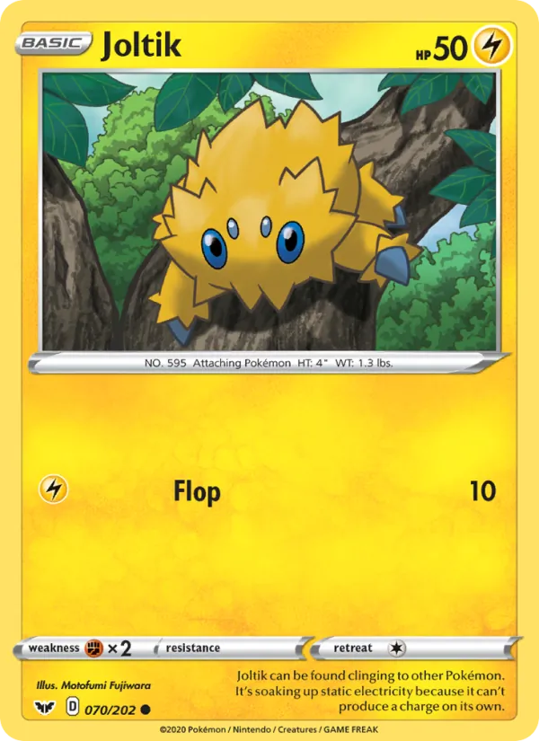 Joltik #70 – Sword & Shield card