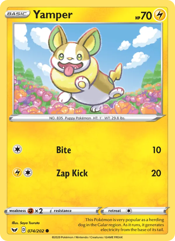 Yamper #74 – Sword & Shield card