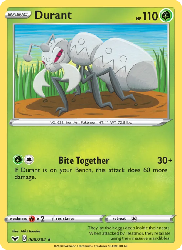 Durant #8 – Sword & Shield card