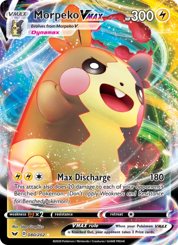 Morpeko VMAX #80 – Sword & Shield card