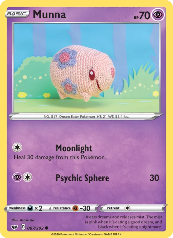 Munna #87 – Sword & Shield card