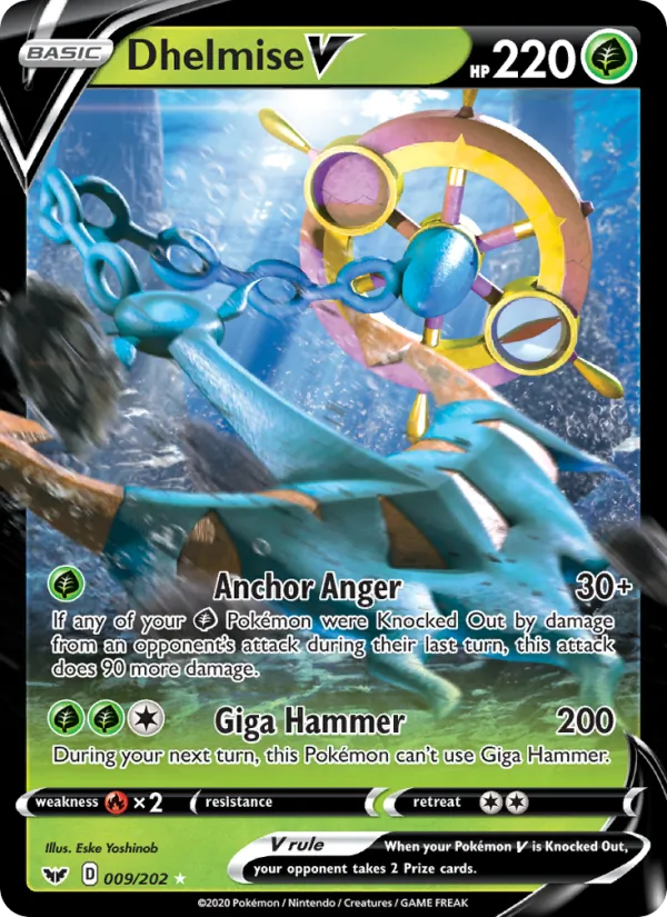 Dhelmise V #9 – Sword & Shield card