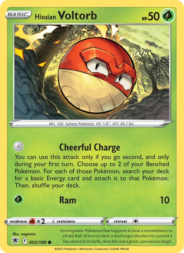 Hisuian Voltorb #002 – Astral Radiance card