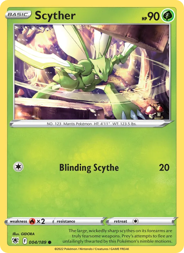 Scyther #004 – Astral Radiance card