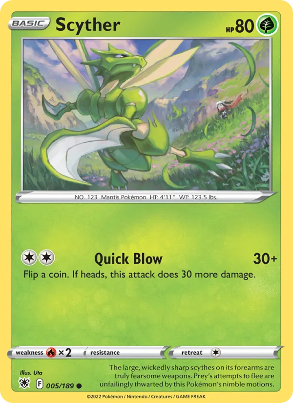 Scyther #005 – Astral Radiance card