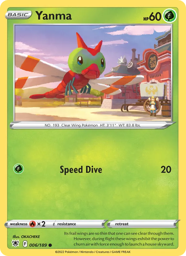 Yanma #006 – Astral Radiance card