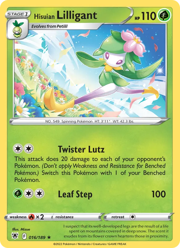 Hisuian Lilligant #016 – Astral Radiance card