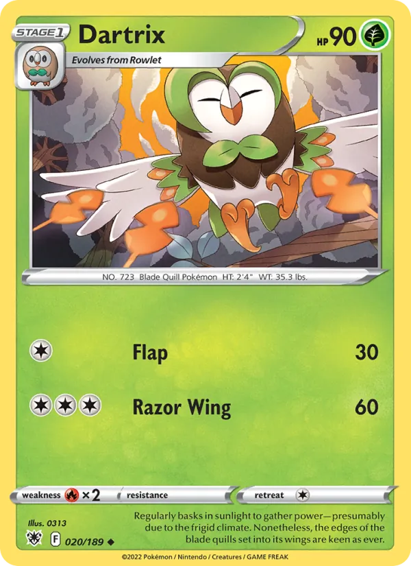 Dartrix #020 – Astral Radiance card