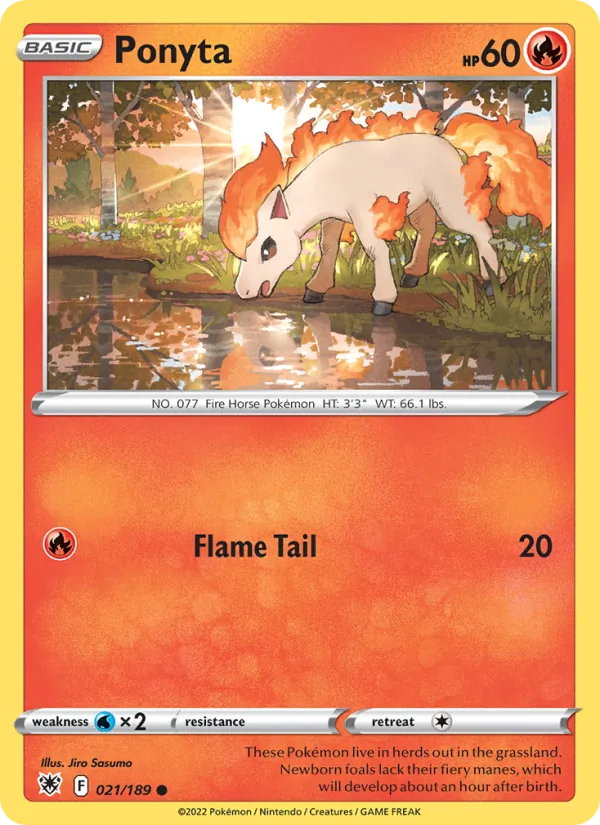 Ponyta #021 – Astral Radiance card