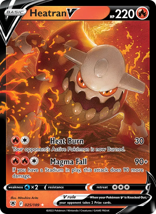 Heatran V #025 – Astral Radiance card