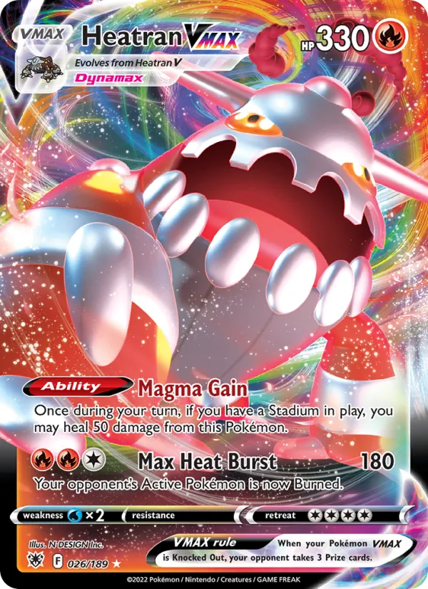 Heatran VMAX #026 – Astral Radiance card