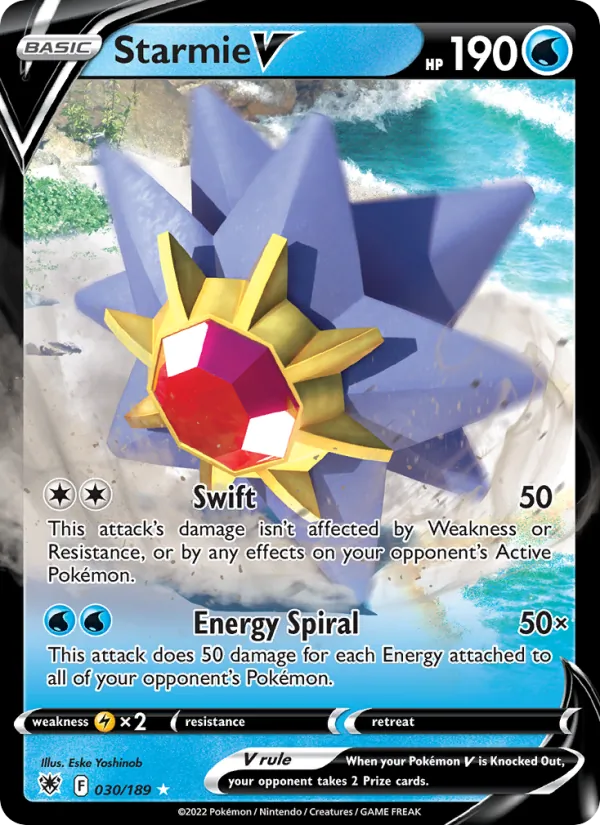Starmie V #030 – Astral Radiance card