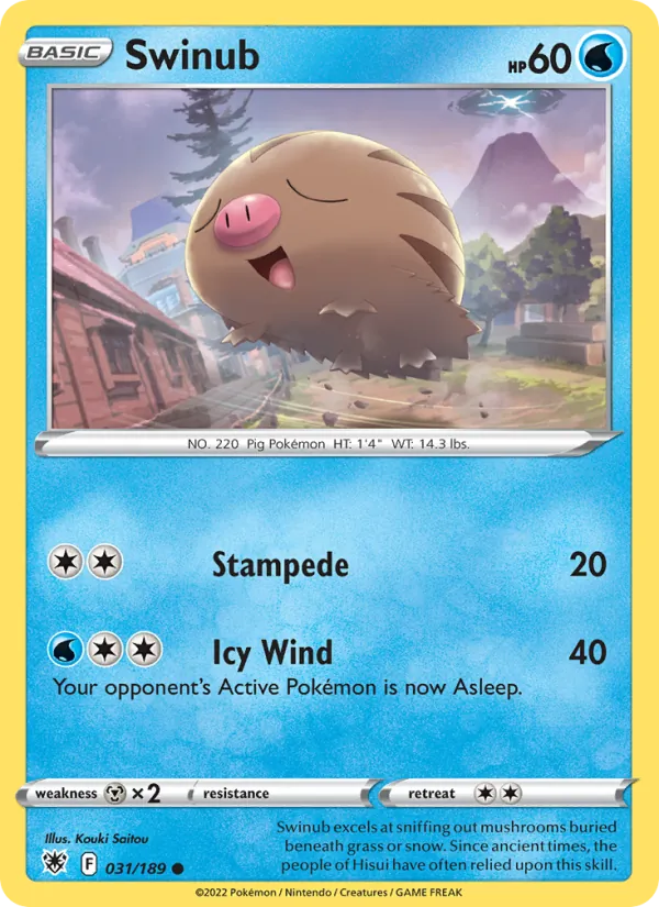 Swinub #031 – Astral Radiance card