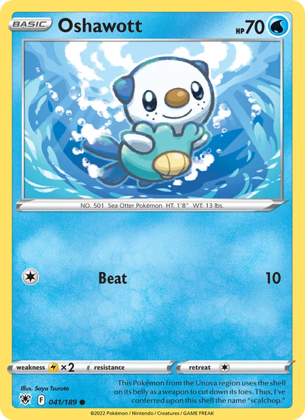 Oshawott #041 – Astral Radiance card
