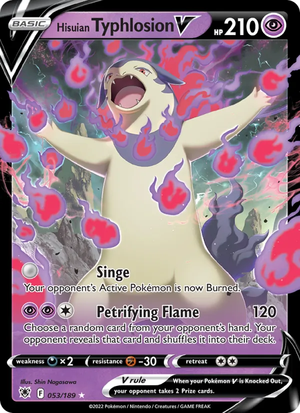 Hisuian Typhlosion V #053 – Astral Radiance card