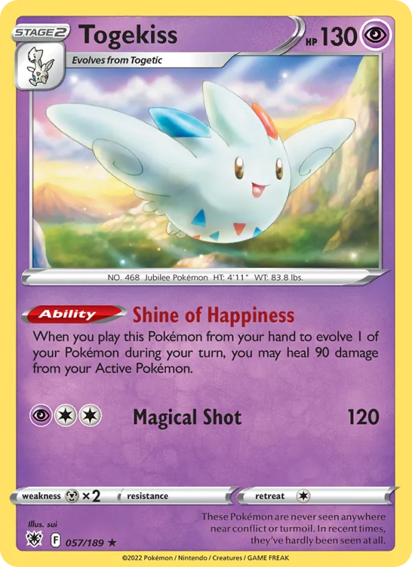 Togekiss #057 – Astral Radiance card