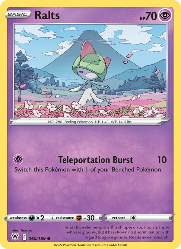 Ralts #060 – Astral Radiance card