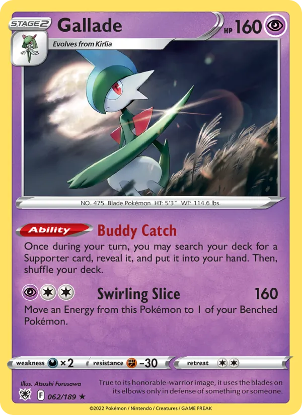 Gallade #062 – Astral Radiance card