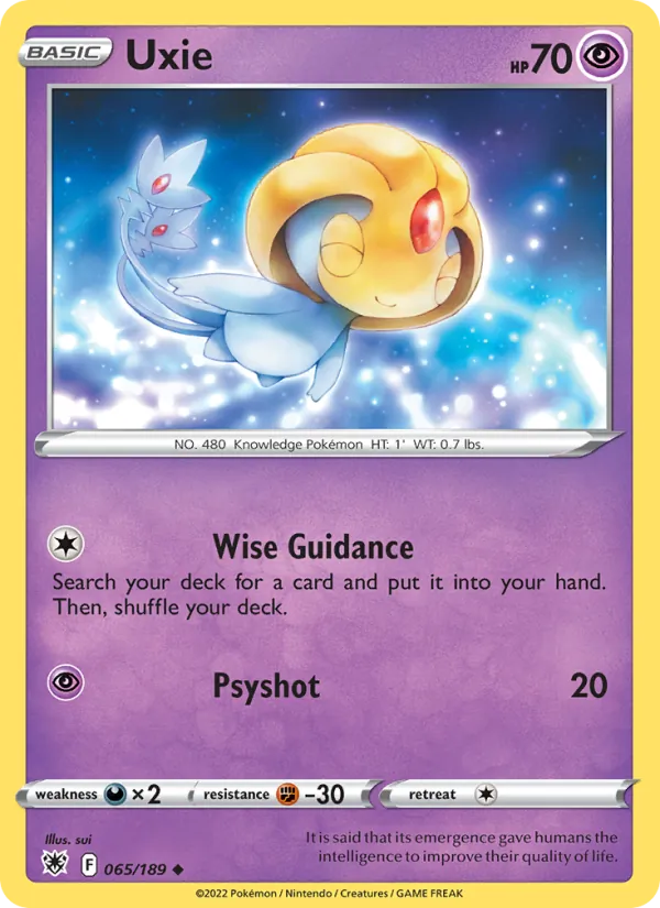 Uxie #065 – Astral Radiance card