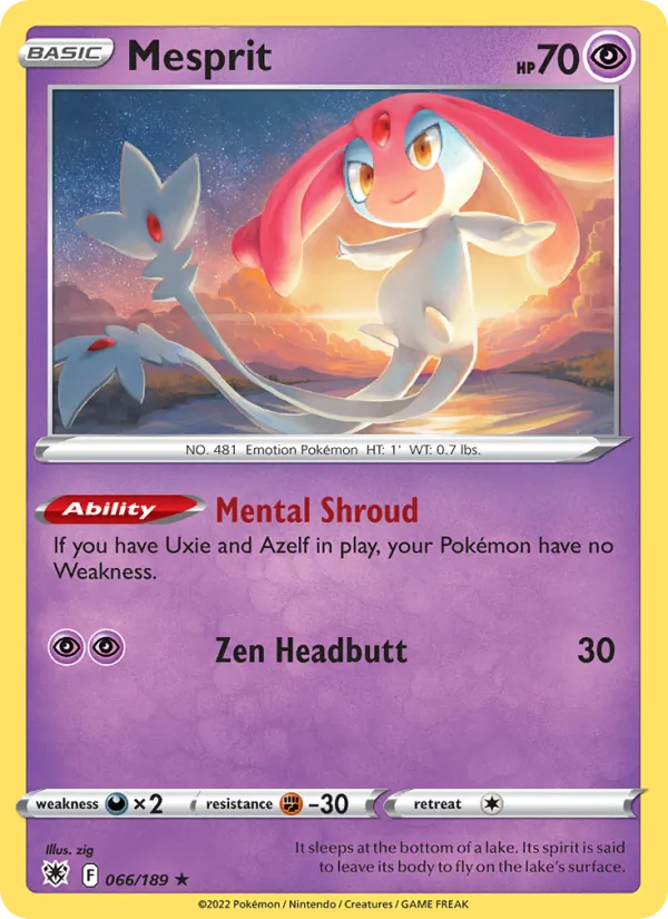 Mesprit #066 – Astral Radiance card