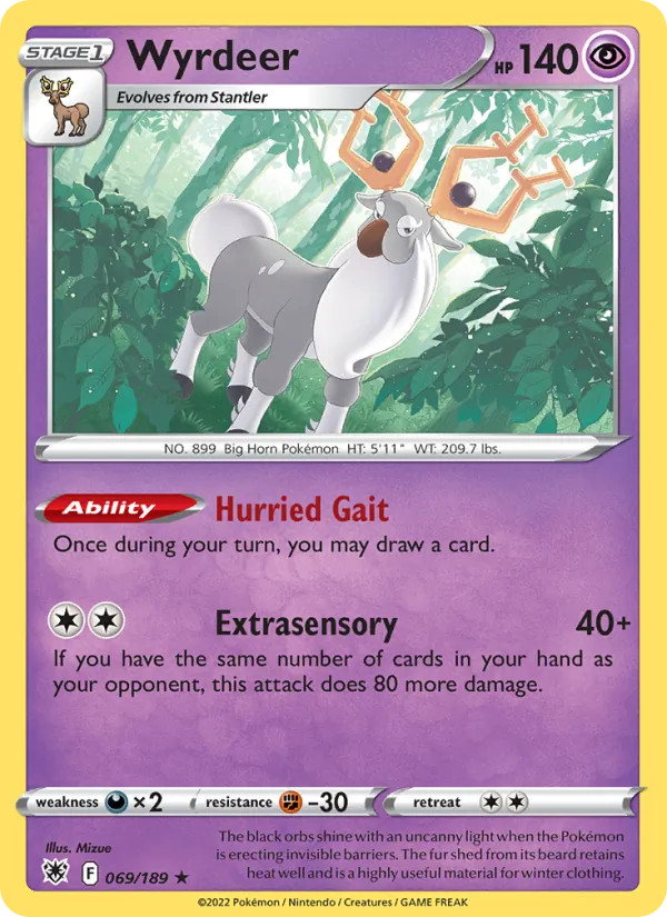 Wyrdeer #069 – Astral Radiance card