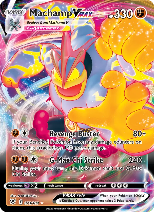 Machamp VMAX #073 – Astral Radiance card