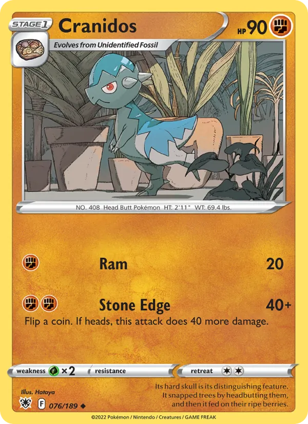 Cranidos #076 – Astral Radiance card