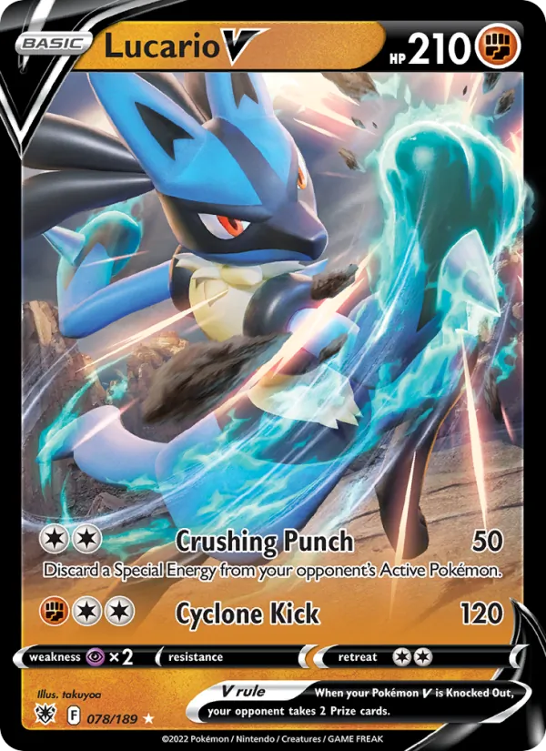 Lucario V #078 – Astral Radiance card