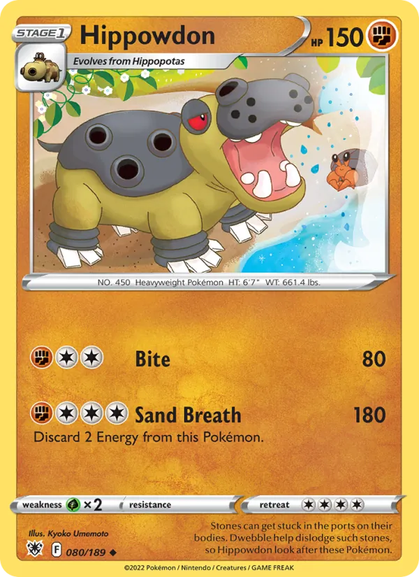 Hippowdon #080 – Astral Radiance card