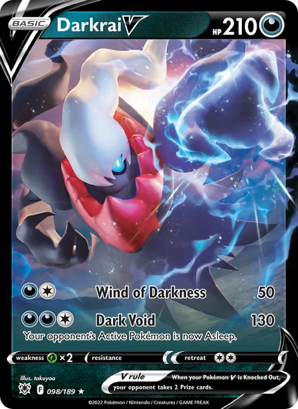 Darkrai V #098 – Astral Radiance card