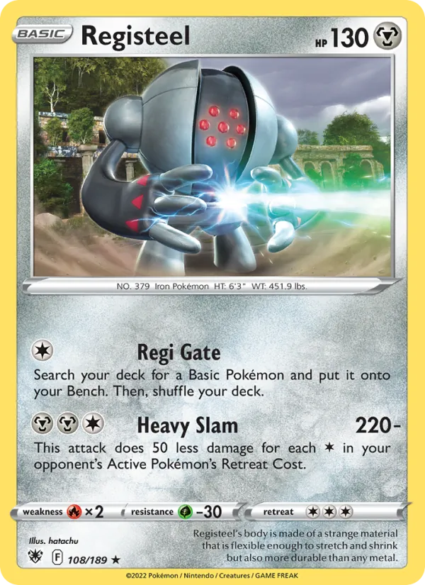 Registeel #108 – Astral Radiance card