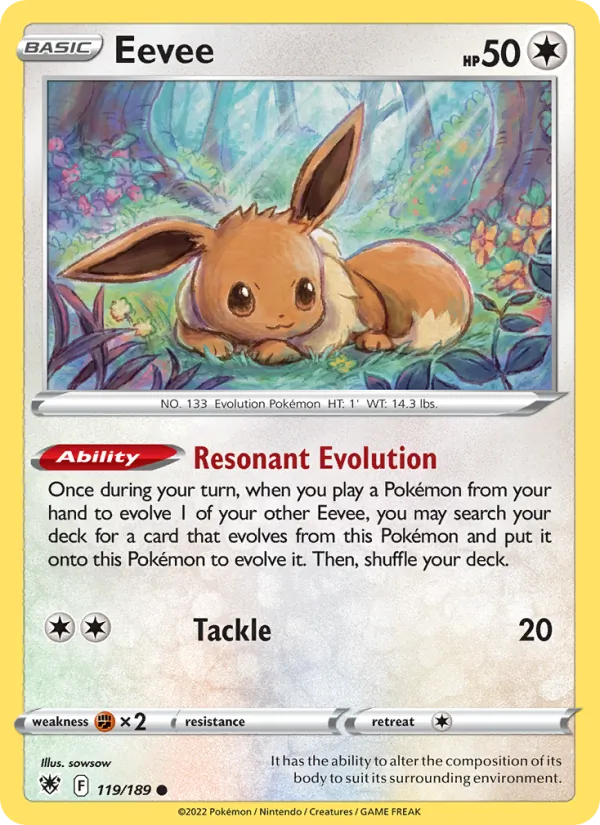 Eevee #119 – Astral Radiance card