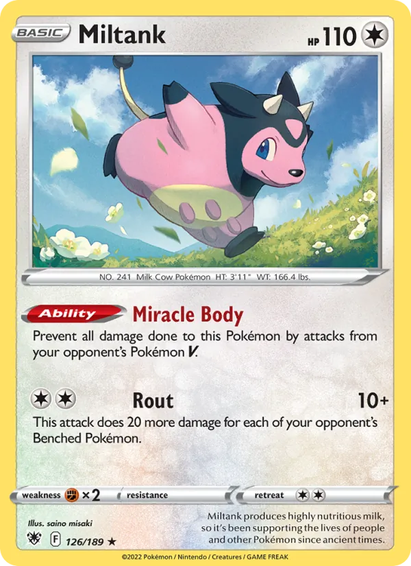 Miltank #126 – Astral Radiance card