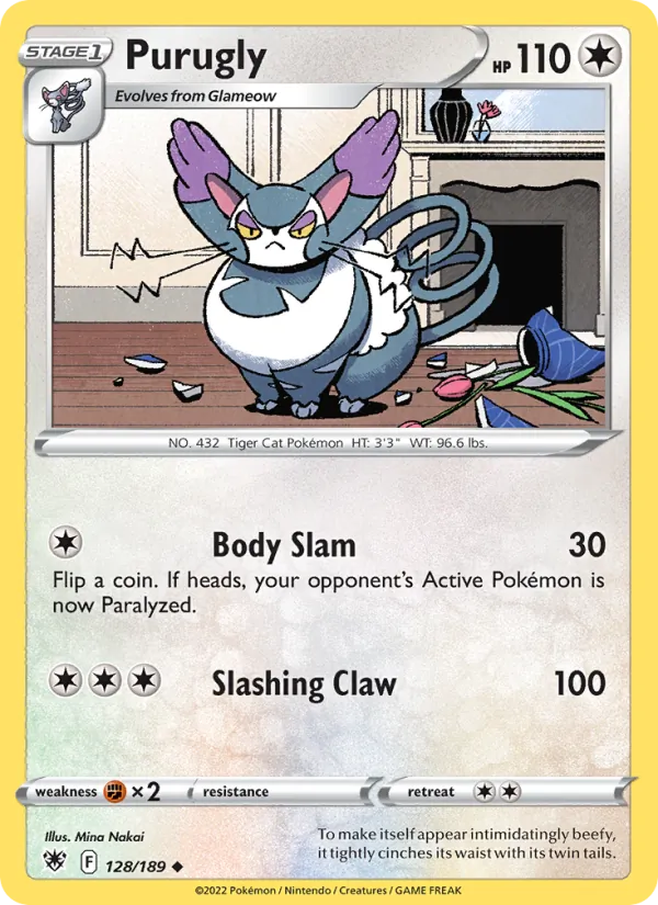 Purugly #128 – Astral Radiance card