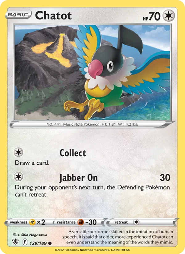 Chatot #129 – Astral Radiance card