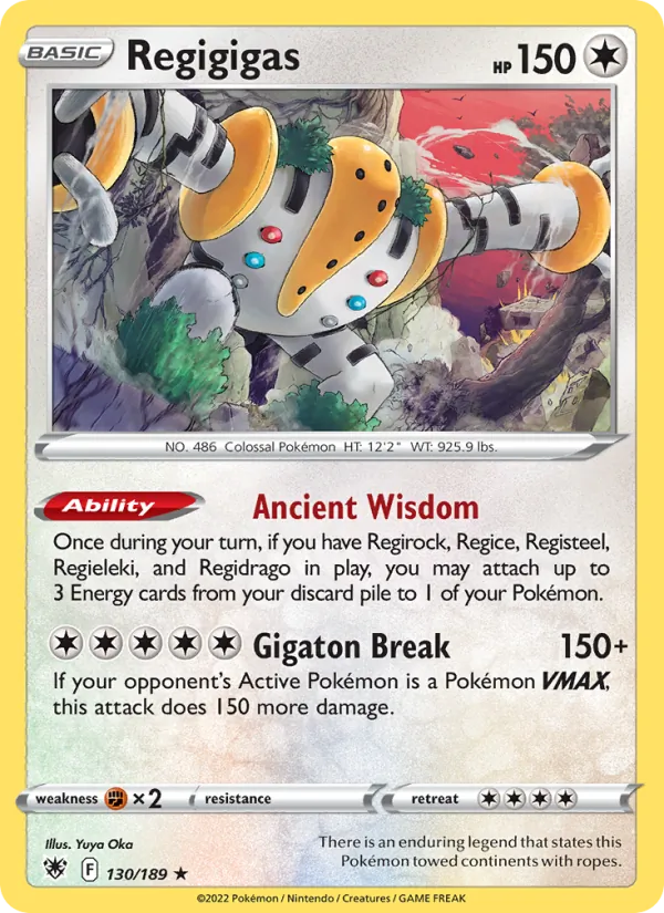 Regigigas #130 – Astral Radiance card