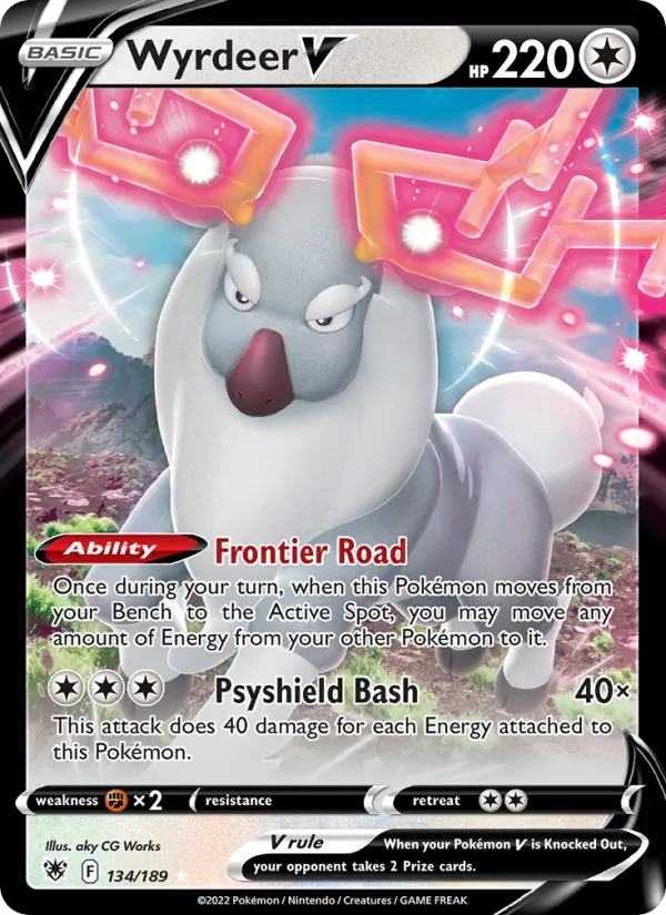 Wyrdeer V #134 – Astral Radiance card