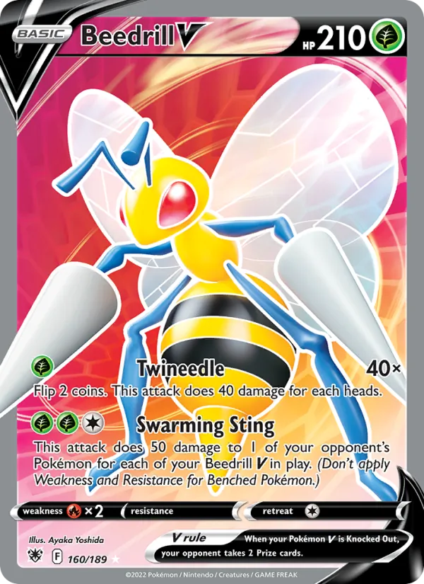 Beedrill V #160 – Astral Radiance card