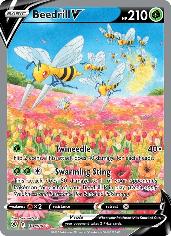 Beedrill V #161 – Astral Radiance card
