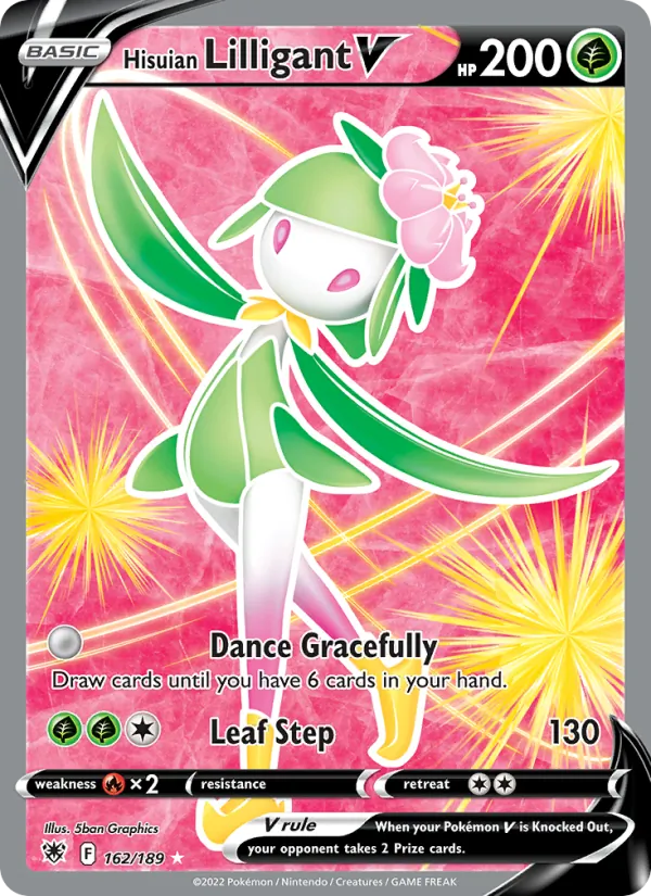 Hisuian Lilligant V #162 – Astral Radiance card