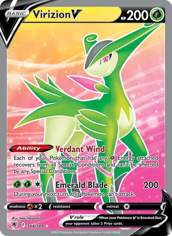 Virizion V #164 – Astral Radiance card