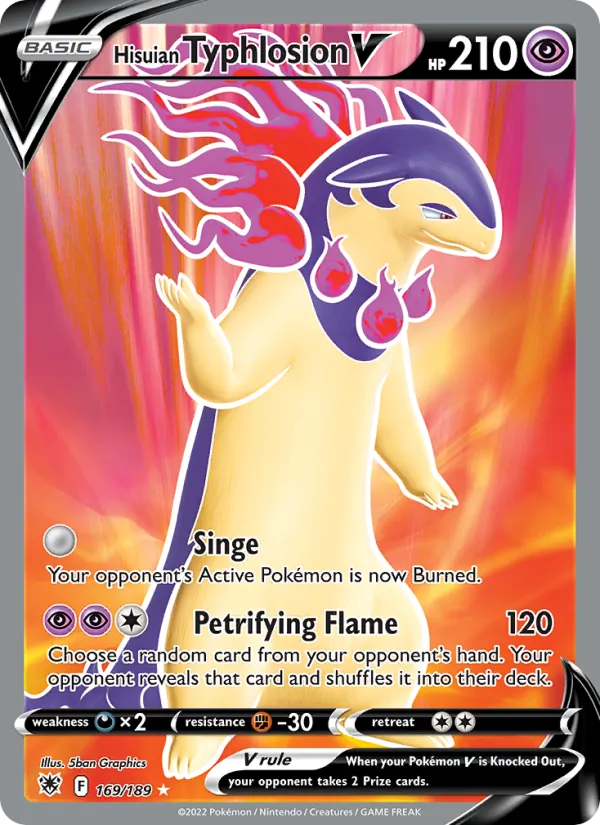 Hisuian Typhlosion V #169 – Astral Radiance card
