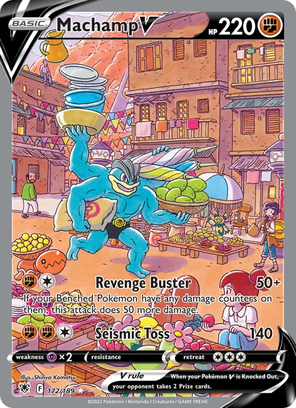 Machamp V #172 – Astral Radiance card