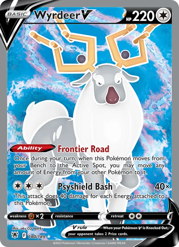 Wyrdeer V #180 – Astral Radiance card