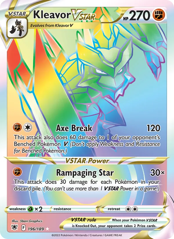 Kleavor VSTAR #196 – Astral Radiance card