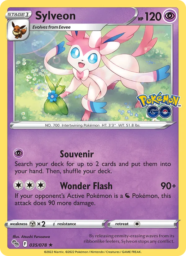 Sylveon #035 – Pokémon GO card
