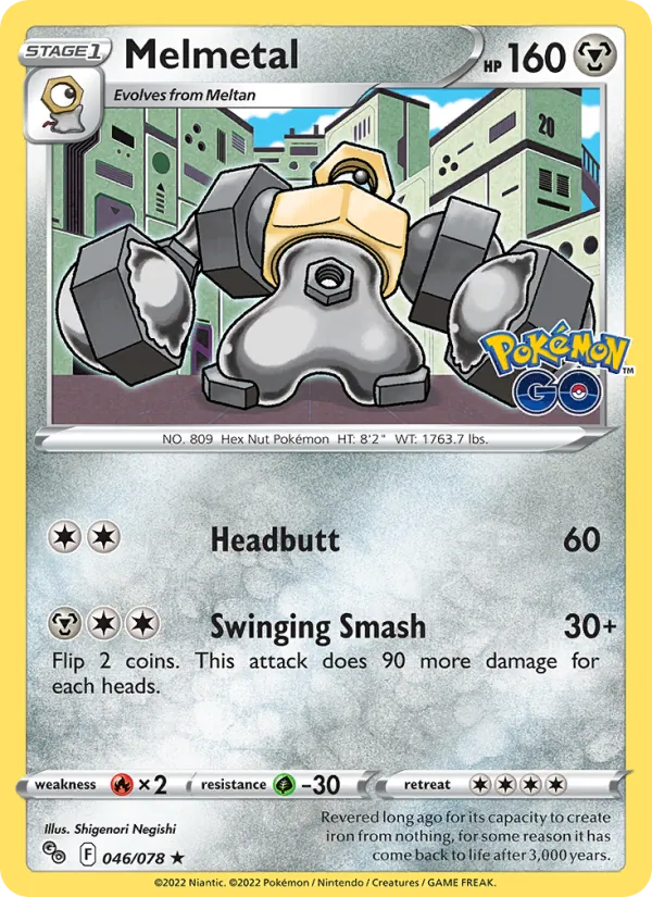 Melmetal #046 – Pokémon GO card