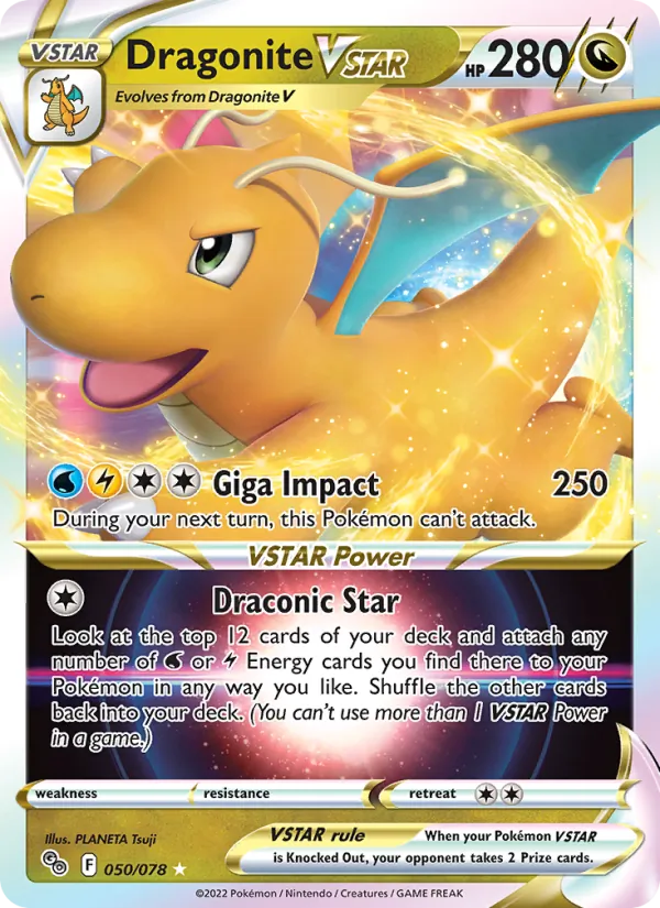 Dragonite VSTAR #050 – Pokémon GO card