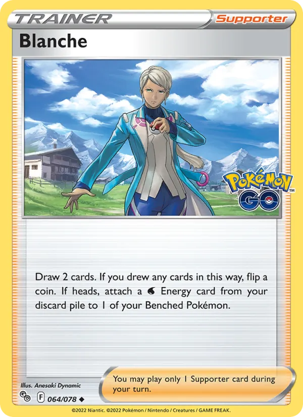 Blanche #064 – Pokémon GO card